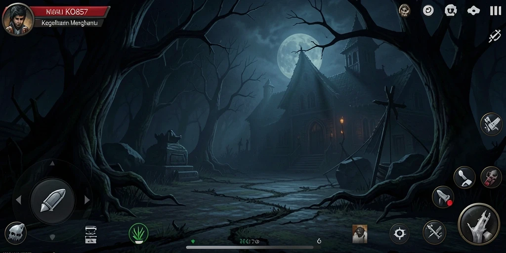 Tampilan menakutkan dari gameplay KO857 yang mendebarkan.