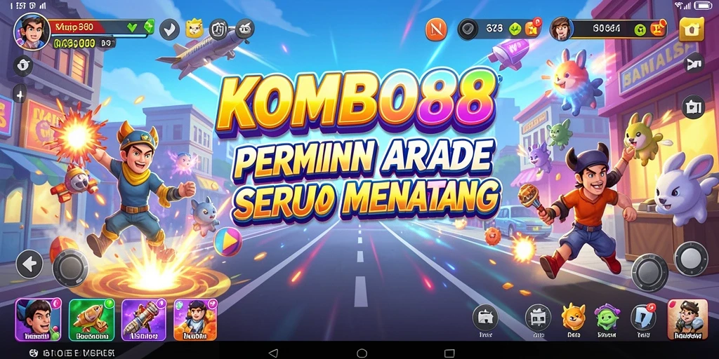 Tangkapan layar game KOMBO88 menampilkan aksi seru gameplay arcade.