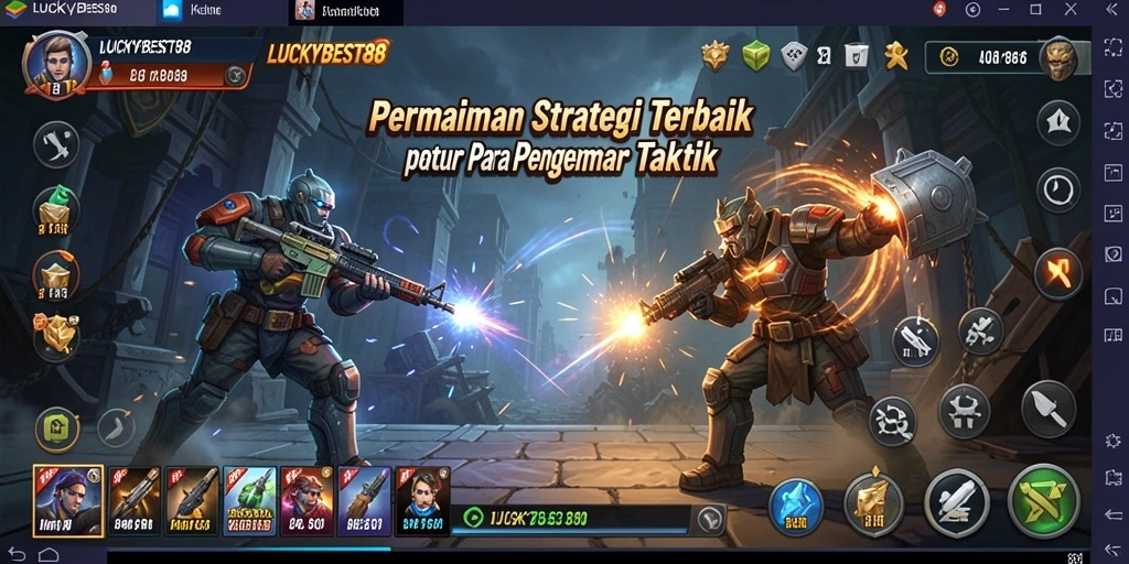 Tampilan gameplay yang mendebarkan dalam LUCKYBEST88 dengan strategi yang menantang.