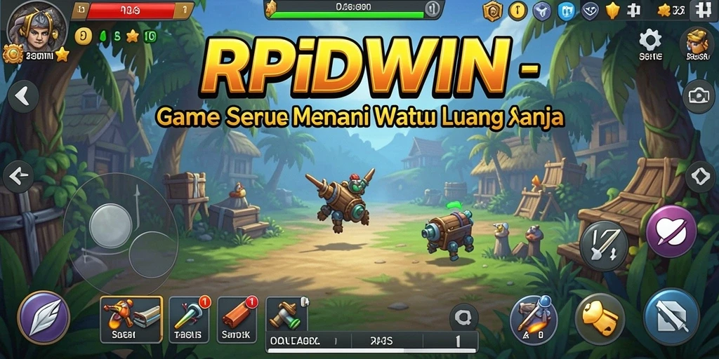 Tampilan gameplay RPIDWIN yang menarik dan penuh warna.
