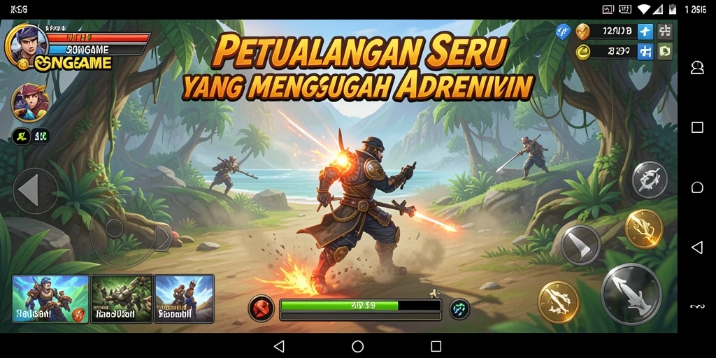 Screenshot gameplay RSNGAME menunjukkan aksi seru dan petualangan mendebarkan.