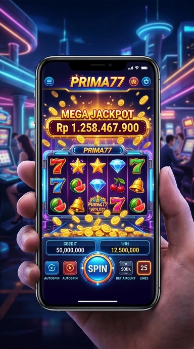 Pengguna sedang menjelajahi koleksi aplikasi di prima77.